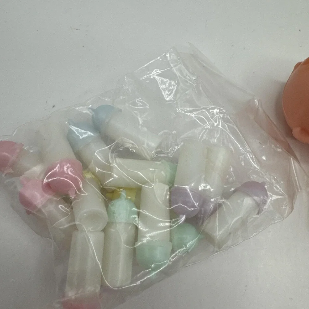 Vintage Large Lot Baby Shower Cake‎ Cupcake Toppers 40 Pieces Party Favors